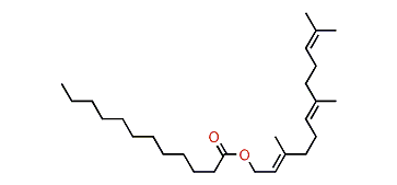 (E,E)-3,7,11-Trimethyl-2,6,10-dodecatrienyl dodecanoate